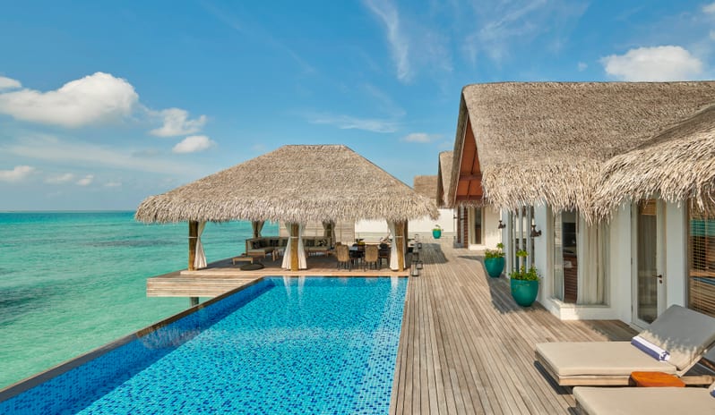 Fairmont Maldives Sirru Fen Fushi-THREE BEDROOM WATER SUNSET VILLA MAIN POOL_18842
